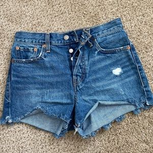 Levi’s shorts - medium wash